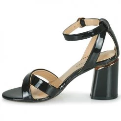 Chaussures Femme Sandales et Nu-pieds JB Martin KIMOE Noir -Sandales Soldes Boutique 18940618 500 D