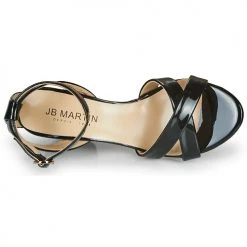 Chaussures Femme Sandales et Nu-pieds JB Martin KIMOE Noir -Sandales Soldes Boutique 18940618 500 F