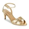 Chaussures Femme Sandales et Nu-pieds JB Martin POETIE Doré