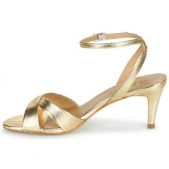 Chaussures Femme Sandales et Nu-pieds JB Martin POETIE Doré -Sandales Soldes Boutique 18940782 500 D