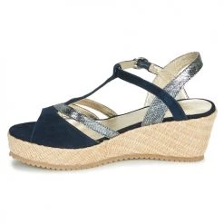 Chaussures Femme Sandales et Nu-pieds Sweet ESNOU Marine -Sandales Soldes Boutique 18940880 500 D