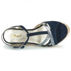 Chaussures Femme Sandales et Nu-pieds Sweet ESNOU Marine -Sandales Soldes Boutique 18940880 500 F