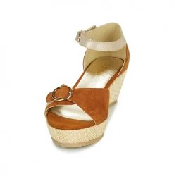 Chaussures Femme Sandales et Nu-pieds Sweet ESTERS Doré / Camel -Sandales Soldes Boutique 18940882 500 C