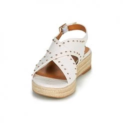 Chaussures Femme Sandales et Nu-pieds The Divine Factory LS1802J Blanc -Sandales Soldes Boutique 18941123 500 C