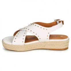 Chaussures Femme Sandales et Nu-pieds The Divine Factory LS1802J Blanc -Sandales Soldes Boutique 18941123 500 D