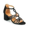Chaussures Femme Sandales et Nu-pieds The Divine Factory QL4327 Noir