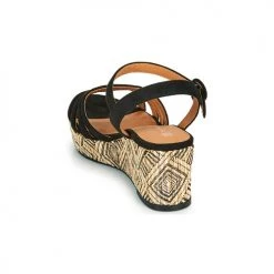 Chaussures Femme Sandales et Nu-pieds The Divine Factory QL4345 Noir -Sandales Soldes Boutique 18941128 500 E