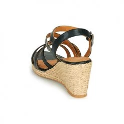 Chaussures Femme Sandales et Nu-pieds The Divine Factory QL4354 Noir -Sandales Soldes Boutique 18941130 500 E