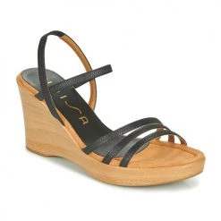 Chaussures Femme Sandales et Nu-pieds Unisa RENERA Noir