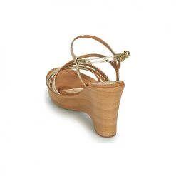 Chaussures Femme Sandales et Nu-pieds Unisa RABAL Doré -Sandales Soldes Boutique 18944800 500 E