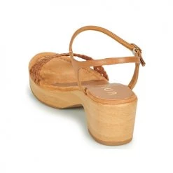 Chaussures Femme Sandales et Nu-pieds Unisa ILOBI Camel -Sandales Soldes Boutique 18944803 500 E