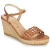 Chaussures Femme Sandales et Nu-pieds Unisa LOBI Camel