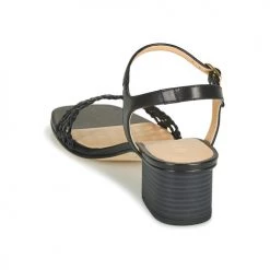 Chaussures Femme Sandales et Nu-pieds Unisa KEMPIS Noir -Sandales Soldes Boutique 18944810 500 E