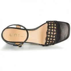 Chaussures Femme Sandales et Nu-pieds Unisa KEMPIS Noir -Sandales Soldes Boutique 18944810 500 F