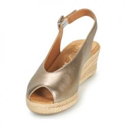 Chaussures Femme Sandales et Nu-pieds Unisa CASBAS Doré -Sandales Soldes Boutique 18944815 500 C