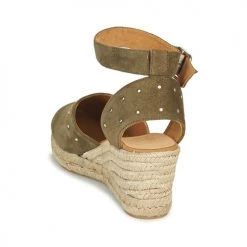 Chaussures Femme Sandales et Nu-pieds Unisa CLIVERS Kaki -Sandales Soldes Boutique 18944819 500 E