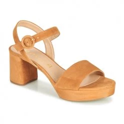 Chaussures Femme Sandales et Nu-pieds Unisa NENES Camel