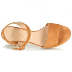 Chaussures Femme Sandales et Nu-pieds Unisa NENES Camel -Sandales Soldes Boutique 18944838 500 F