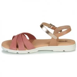 Chaussures Fille Sandales et Nu-pieds Citrouille et Compagnie OBILOU Rose -Sandales Soldes Boutique 18944932 500 D