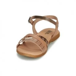 Chaussures Fille Sandales et Nu-pieds Citrouille et Compagnie OBINOU Tan doré -Sandales Soldes Boutique 18944933 500 C
