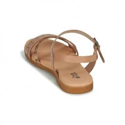 Chaussures Fille Sandales et Nu-pieds Citrouille et Compagnie OBINOU Tan doré -Sandales Soldes Boutique 18944933 500 E