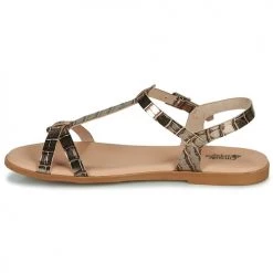 Chaussures Fille Sandales et Nu-pieds Citrouille et Compagnie OBIS Marron -Sandales Soldes Boutique 18944935 500 D