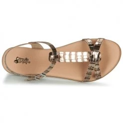 Chaussures Fille Sandales et Nu-pieds Citrouille et Compagnie OBIS Marron -Sandales Soldes Boutique 18944935 500 F