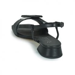 Chaussures Femme Sandales et Nu-pieds Fericelli PANILA Noir / blanc -Sandales Soldes Boutique 18946097 500 E