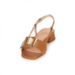 Chaussures Femme Sandales et Nu-pieds Fericelli PANILA Camel / Doré -Sandales Soldes Boutique 18946098 500 C