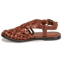 Chaussures Femme Sandales et Nu-pieds Fericelli ONUOVO Camel -Sandales Soldes Boutique 18946114 500 D