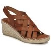 Chaussures Femme Sandales et Nu-pieds Fericelli ODALUMY Camel