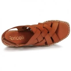 Chaussures Femme Sandales et Nu-pieds Fericelli ODALUMY Camel -Sandales Soldes Boutique 18946116 500 F