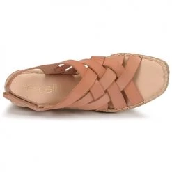 Chaussures Femme Sandales et Nu-pieds Fericelli ODALUMY Nude -Sandales Soldes Boutique 18946117 500 F