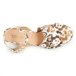 Chaussures Femme Sandales et Nu-pieds Fericelli ONAPA Beige / doré -Sandales Soldes Boutique 18946122 500 F