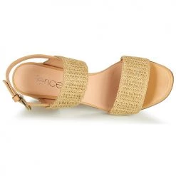 Chaussures Femme Sandales et Nu-pieds Fericelli MARRAK Beige -Sandales Soldes Boutique 18946124 500 F