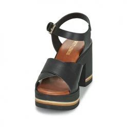 Chaussures Femme Sandales et Nu-pieds Sweet Lemon LUPOLE Noir -Sandales Soldes Boutique 18946670 500 C