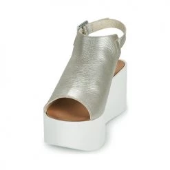 Chaussures Femme Sandales et Nu-pieds Sweet Lemon PYTON Argenté -Sandales Soldes Boutique 18946675 500 C