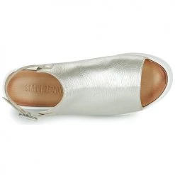 Chaussures Femme Sandales et Nu-pieds Sweet Lemon PYTON Argenté -Sandales Soldes Boutique 18946675 500 F