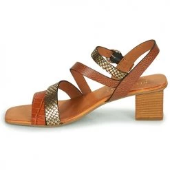 Chaussures Femme Sandales et Nu-pieds Hispanitas OLGA Marron / Bronze -Sandales Soldes Boutique 18953078 500 D