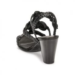 Chaussures Femme Sandales et Nu-pieds Mimmu TRECCIA-P-NERO Noir -Sandales Soldes Boutique 18968942 500 E