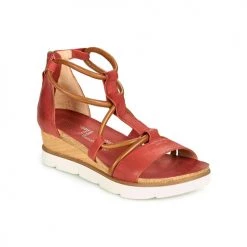 Chaussures Femme Sandales et Nu-pieds Mjus TAPASITA Rouge / Camel