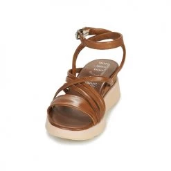 Chaussures Femme Sandales et Nu-pieds Mjus PLATITUAN Camel -Sandales Soldes Boutique 18969180 500 C
