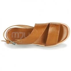 Chaussures Femme Sandales et Nu-pieds Mjus PLATITUAN Camel -Sandales Soldes Boutique 18969181 500 F