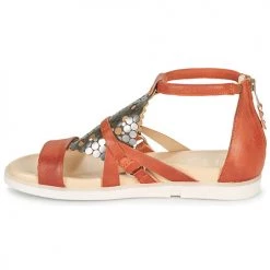 Chaussures Femme Sandales et Nu-pieds Mjus KETTA Brique / argenté -Sandales Soldes Boutique 18969192 500 D