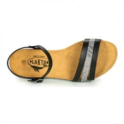 Chaussures Femme Sandales et Nu-pieds Plakton MAM ALOU Noir -Sandales Soldes Boutique 18970670 500 F