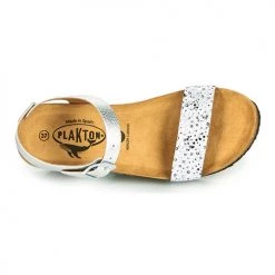 Chaussures Femme Sandales et Nu-pieds Plakton SO KISS Argenté -Sandales Soldes Boutique 18970677 500 F