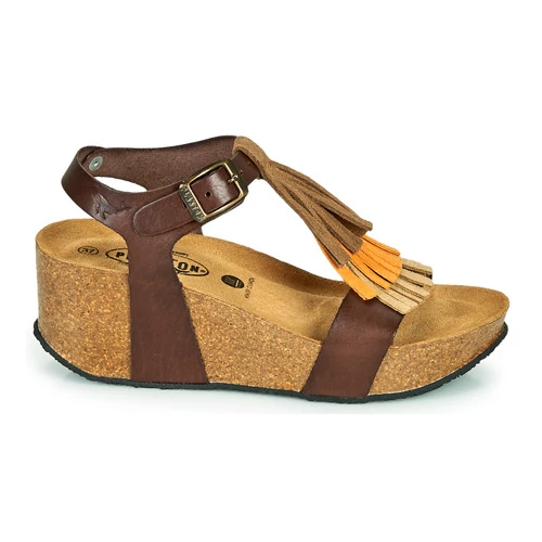 Chaussures Femme Sandales et Nu-pieds Plakton SO TONKA Marron 2 Chaussures Femme Sandales et Nu-pieds Plakton SO TONKA Marron – Image 2