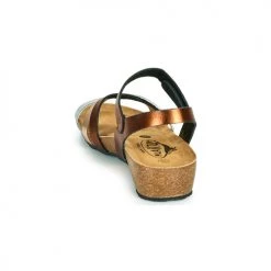 Chaussures Femme Sandales et Nu-pieds Plakton NOTE Cuivre / Rose / Argenté -Sandales Soldes Boutique 18970682 500 E
