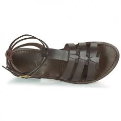 Chaussures Femme Sandales et Nu-pieds Dream in Green OBELLA Marron -Sandales Soldes Boutique 18970879 500 F