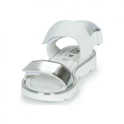Chaussures Fille Sandales et Nu-pieds Primigi ANNA Blanc / Argenté -Sandales Soldes Boutique 18977164 500 C